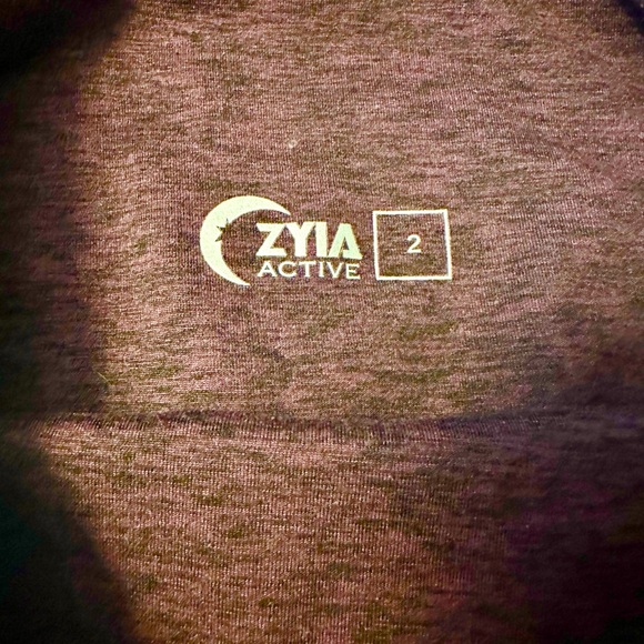 Like New - Zyia Plum Heather Warmth Leggings, Size 2 (XS) - Picture 4 of 4